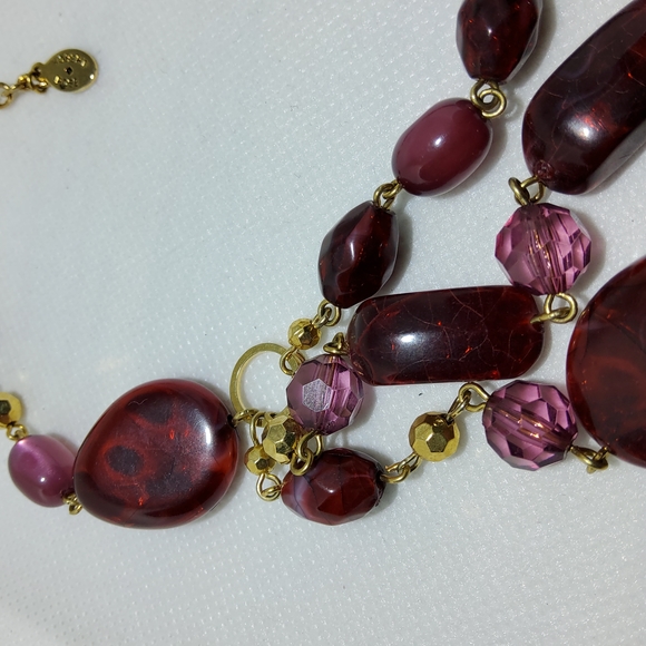 Robert Rose Jewelry Vintage Robert Rose Triple Strand Necklace